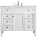 Park Avenue 42 X 22 X 35 inch White Vanity Sink Set