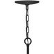 Revel LED 28 inch Black Chandelier Ceiling Light