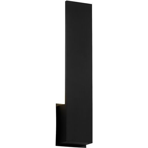 Icon 1 Light 20 inch Black Outdoor Wall Sconce