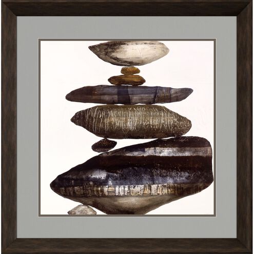 Naturals Collection Angled Profile In A Dark Wood Framed Art