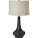Truro 26.25 inch 100 watt Brown and Antique Brass Table Lamp Portable Light