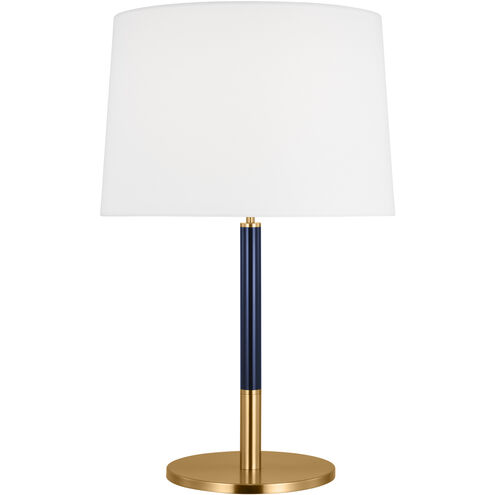 kate spade new york Monroe 27.13 inch 9.00 watt Burnished Brass with Navy Table Lamp Portable Light