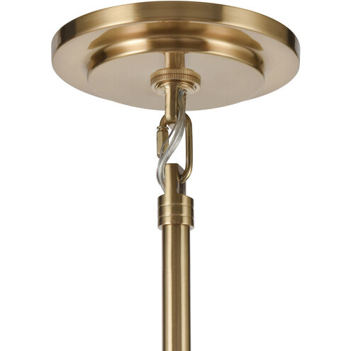 Serena 6 Light 34 inch Satin Brass Chandelier Ceiling Light