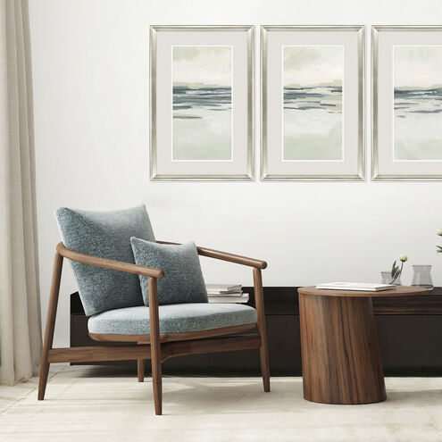 Moss Coastline Green and Blue Framed Art