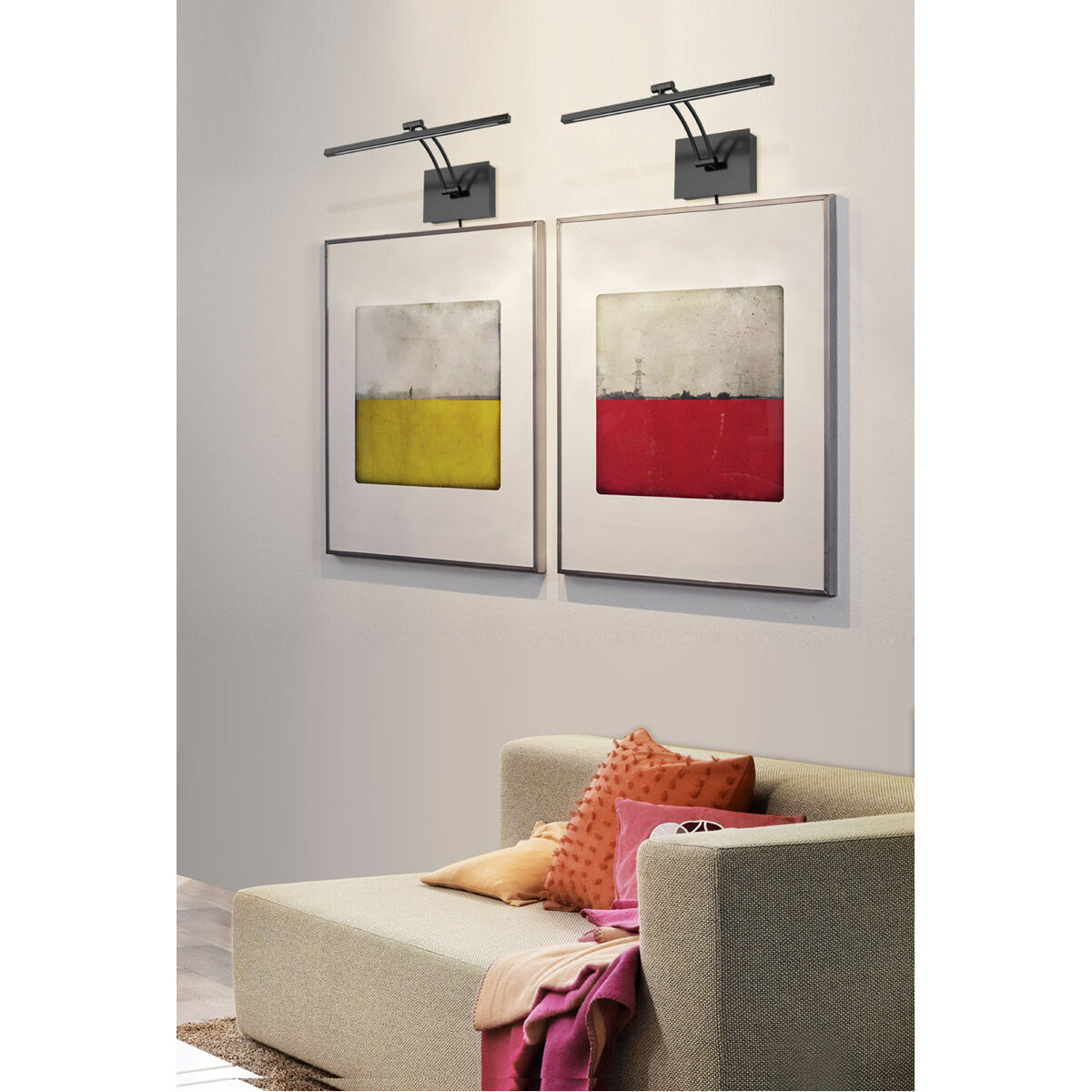 Doreen 1 6.8 watt 18.25 inch Matte Black Picture Light Wall Light