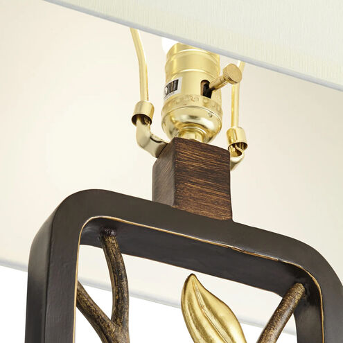 Vera 29 inch 150 watt Bronze w/Gold Table Lamp Portable Light