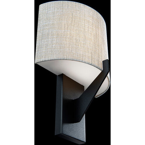 Fitzgerald LED 4 inch Black ADA Wall Sconce Wall Light in 2700K, dweLED
