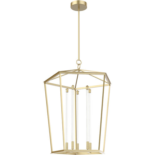 Delphine LED 25.25 inch Natural Brass Pendant Ceiling Light