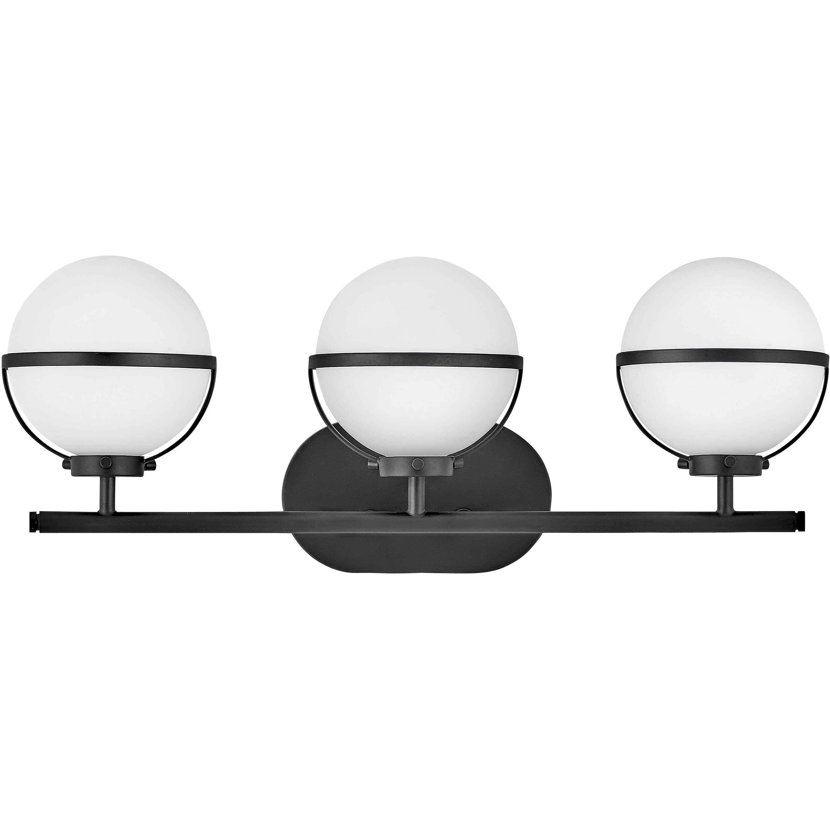 Hollis LED 24 inch Black Vanity Light Wall Light
