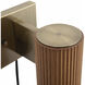Tambo LED 11 inch Natural Ash and Weathered Brass Wall Sconce Wall Light