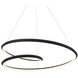 Ampersand LED 31.5 inch Black Pendant Ceiling Light