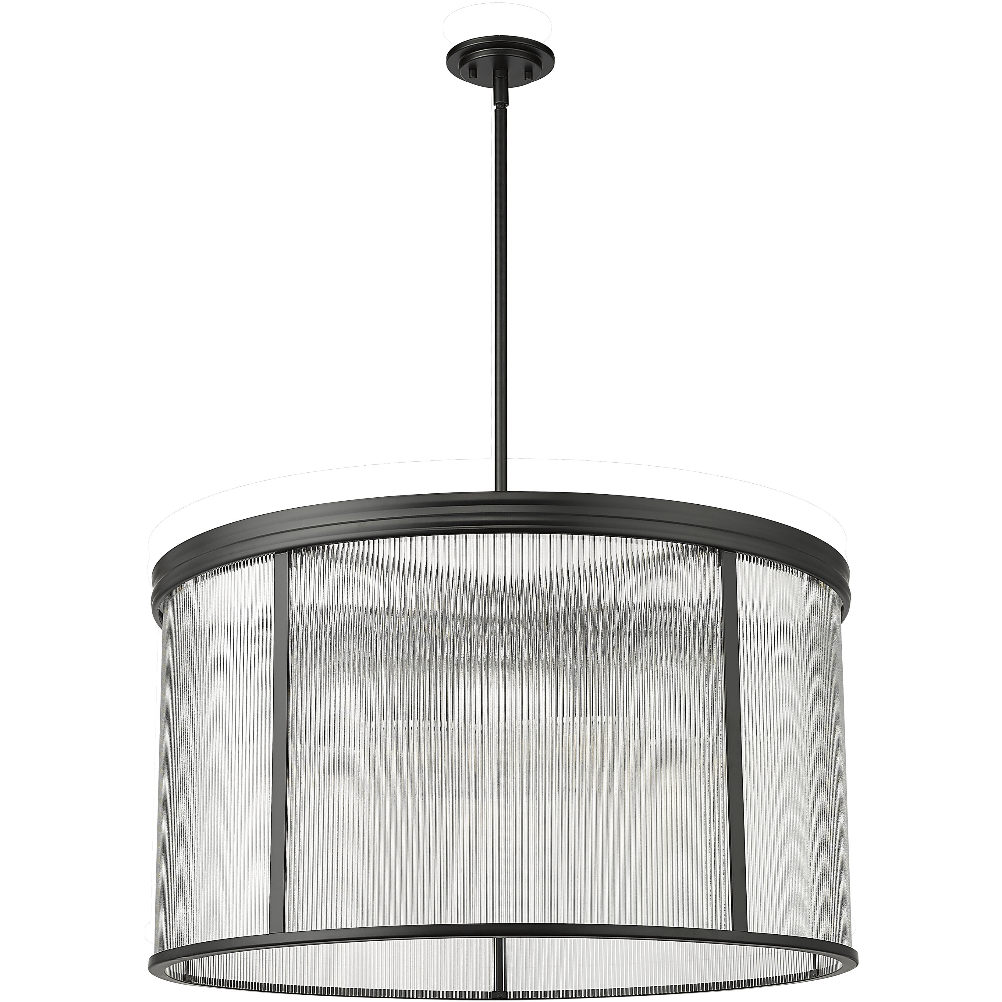 Carnaby 9 Light 32.25 inch Matte Black Chandelier Ceiling Light