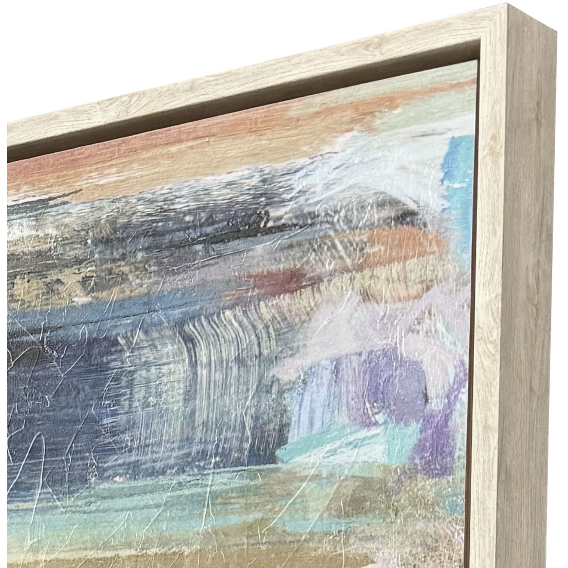 Green Mile Green and Blue and Orange and Multi Framed Art