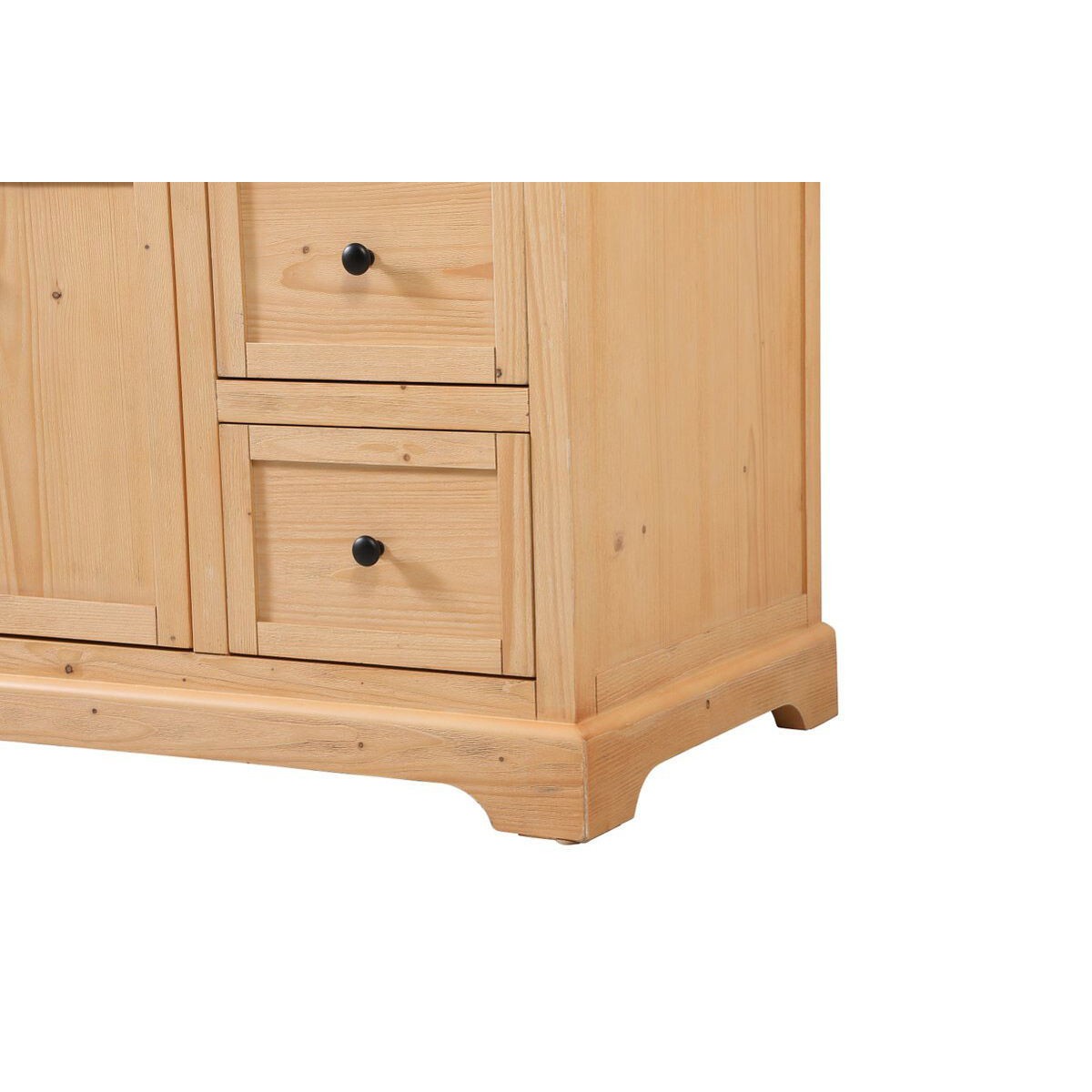 Franklin 42 X 22 X 35 inch Natural Wood Bathroom Vanity Cabinet
