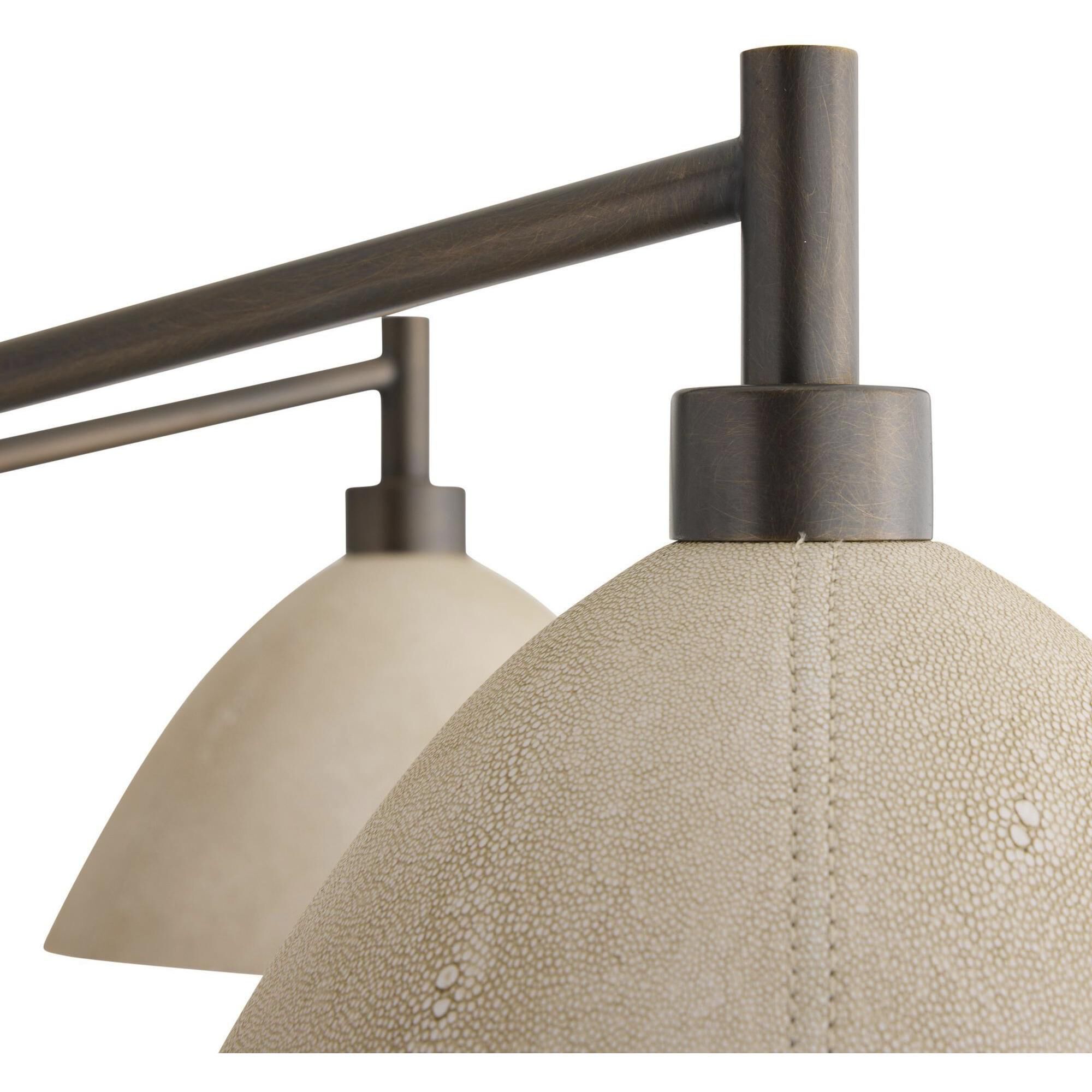 Inlet 6 Light 53 inch English Bronze Chandelier Ceiling Light