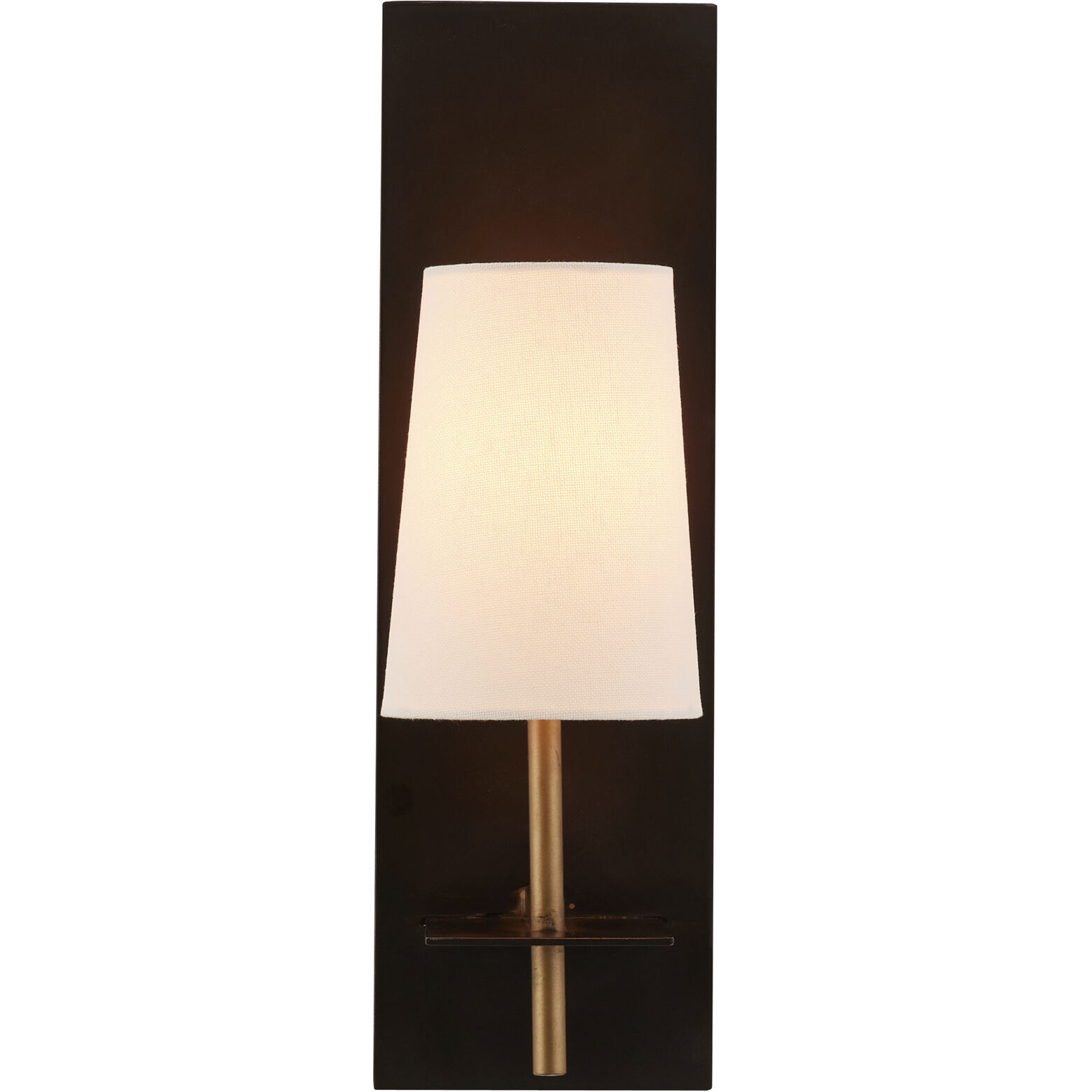 Neo 1 Light 8 inch Blackened Iron Sconce Wall Light