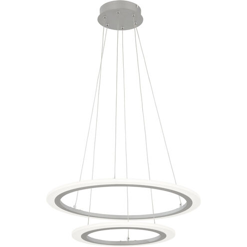 Discovery LED 24 inch Silver Pendant Ceiling Light 