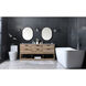 Larkin 72 X 22 X 34 inch Natural Oak Vanity Sink Set