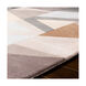 Forum 36 X 24 inch Medium Gray/Camel/Khaki/Charcoal/Taupe/Ice Blue Rugs, Rectangle