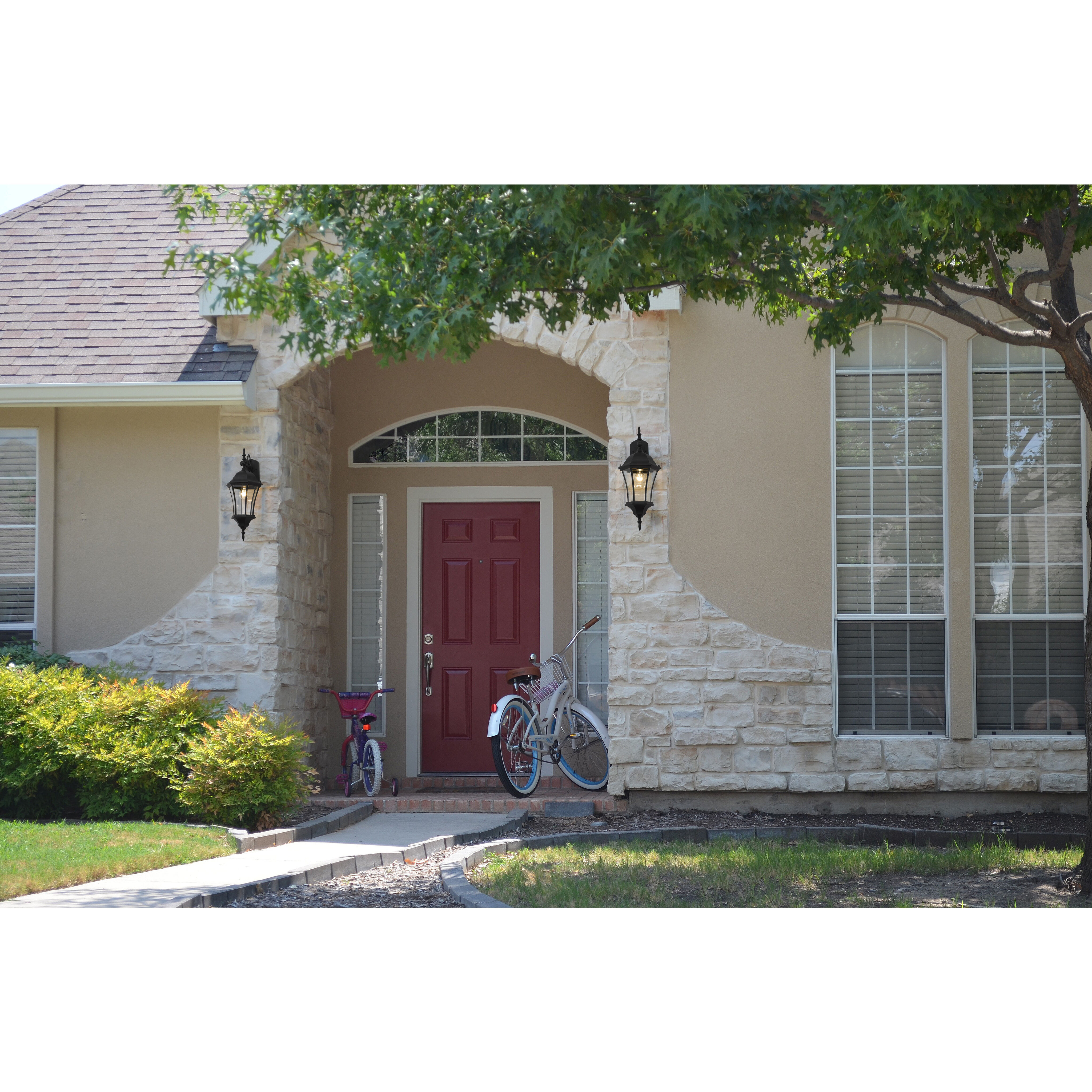 Wakefield 1 Light 24 inch Black Outdoor Wall Light