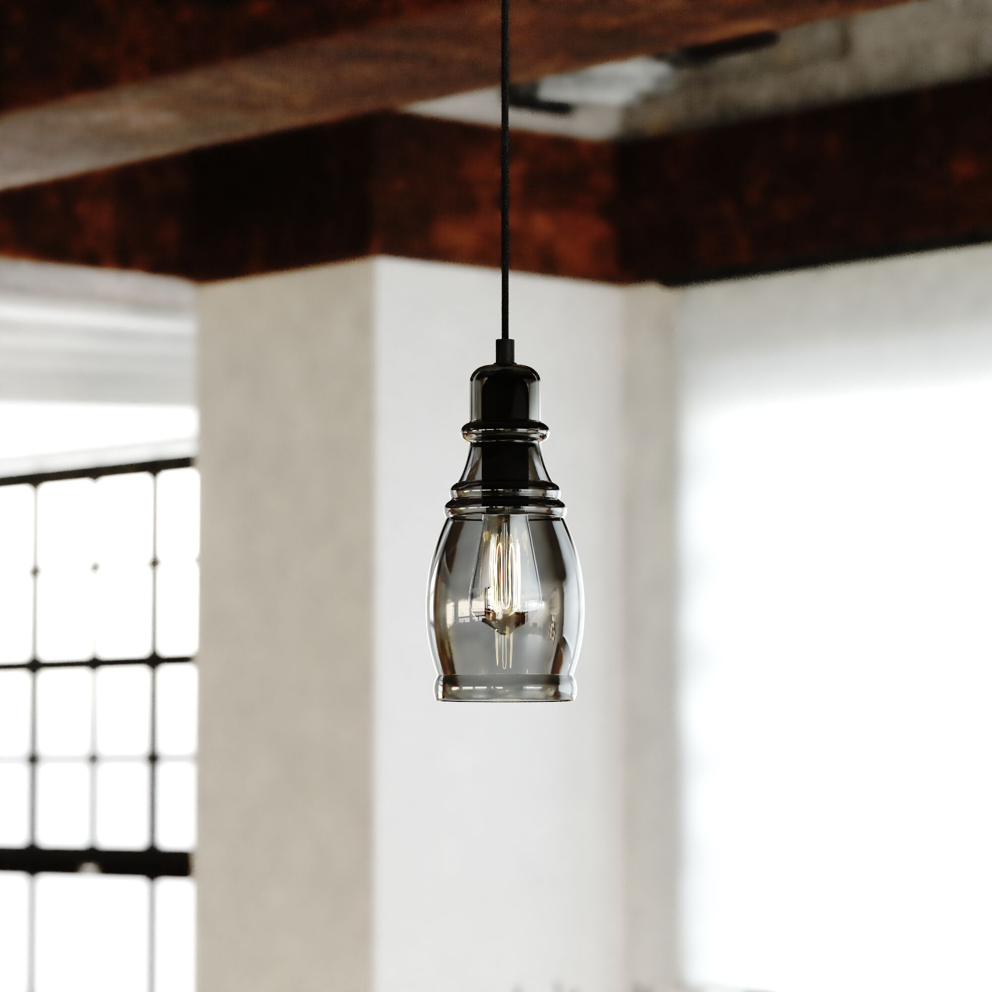 Millie LED 5.25 inch Matte Black Mini Pendant Ceiling Light