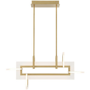 Inizio LED 5.5 inch Gold Chandelier Ceiling Light