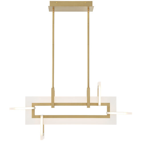 Inizio LED 5.5 inch Gold Chandelier Ceiling Light