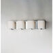 Wrap 4 Light 26.25 inch Polished Chrome Bath Vanity Wall Light