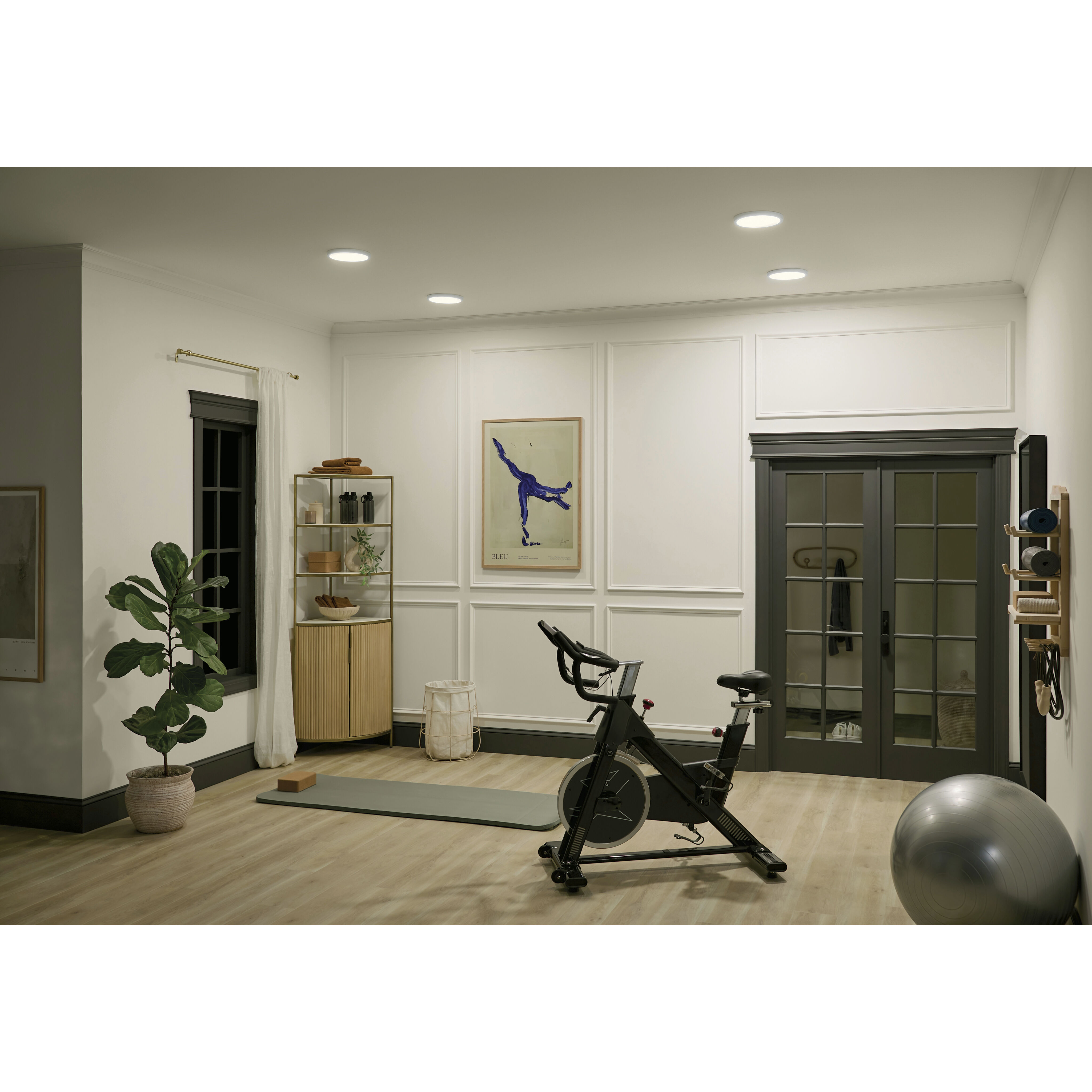 Ara LED White Flush Mount Light Ceiling Light