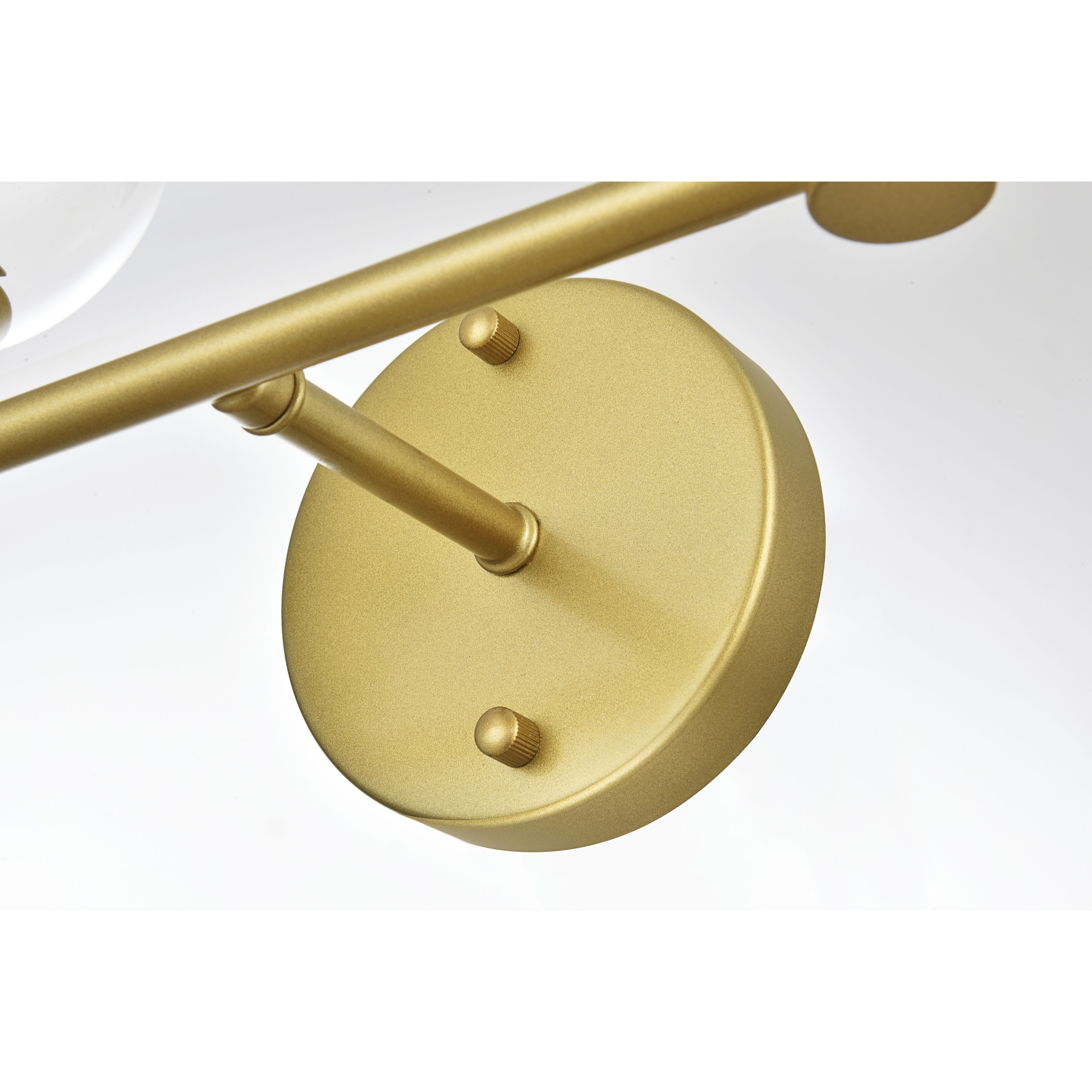 Jaelynn 2 Light 19 inch Brass Bath Sconce Wall Light