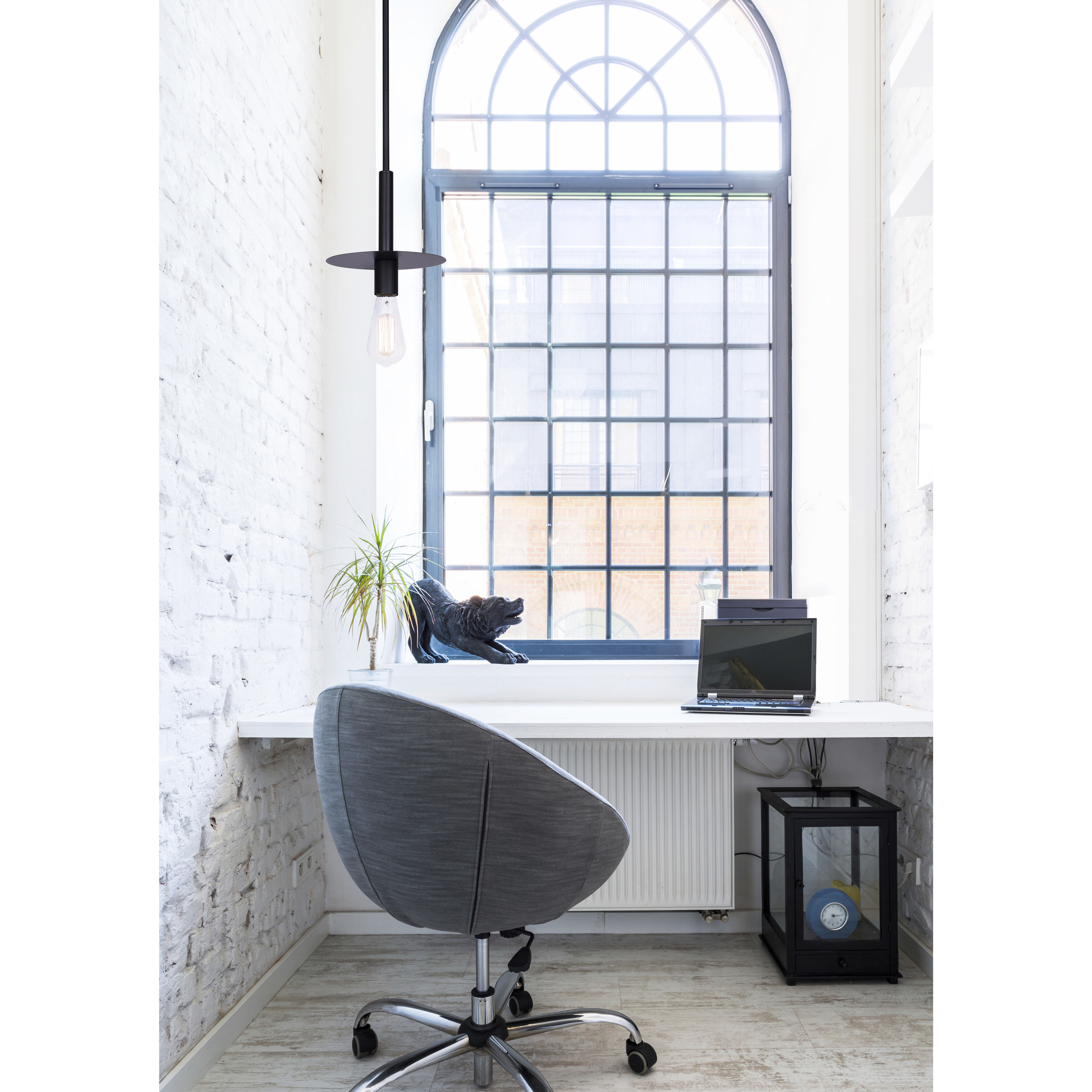 Viggo 1 Light 8 inch Black Pendant Ceiling Light