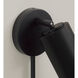 Robbie 1 Light 5 inch Matte Black Sconce Wall Light