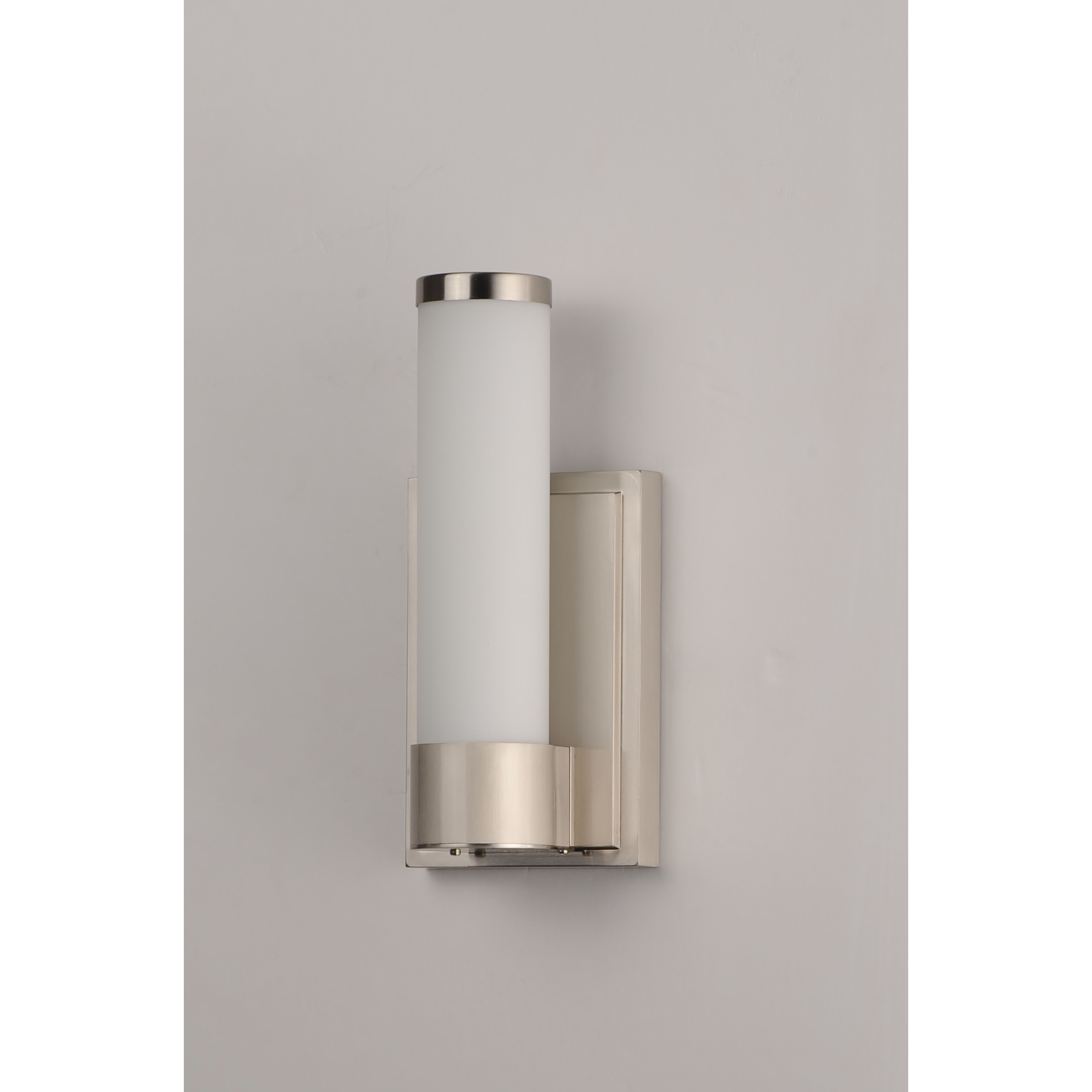 Optic LED 4.75 inch Satin Nickel Bath Vanity Wall Light