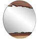 Laguna 37 X 37 inch Natural Wood Mirror