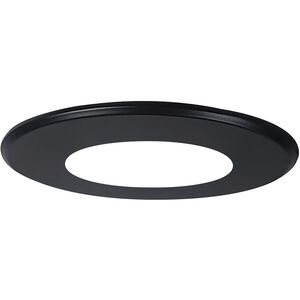 Slim Black Surface Ceiling Light, Face Plate
