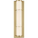 Blaine 1 Light 5 inch Polished Brass Bath Wall Sconce Wall Light