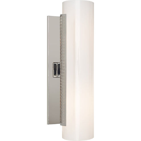 Kelly Wearstler Precision 2 Light 4 inch Polished Nickel Cylinder Bath Sconce Wall Light