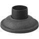 Isaac 7 inch Aged Zinc Outdoor Pier Mount Base