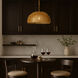 Urchin 1 Light 18 inch Gold Pendant Ceiling Light