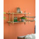 Four Tiers 44.1 X 18.1 X 9.8 inch Natural Shelf