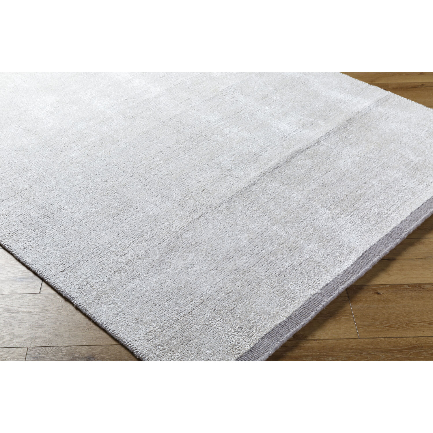 Dalia 108 X 72 inch Off-White/Medium Gray Handmade Rug in 6 x 9