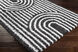 Urban Shag 114 X 79 inch Black Rug, Rectangle