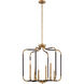 Liege 6 Light 25 inch Aged Kinston Bronze/Brass Pendant Ceiling Light in Aged Kingston Bronze