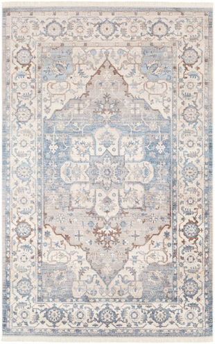 Ephesians 59 X 31 inch Blue Rug in 3 x 5, Rectangle