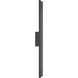 Profiled LED 23.5 inch Textured Black Outdoor Wall Lantern