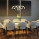 Capella 30 inch Silver Chandelier Ceiling Light