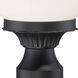 Havana 1 Light 15 inch Matte Black Exterior Post Mount Light