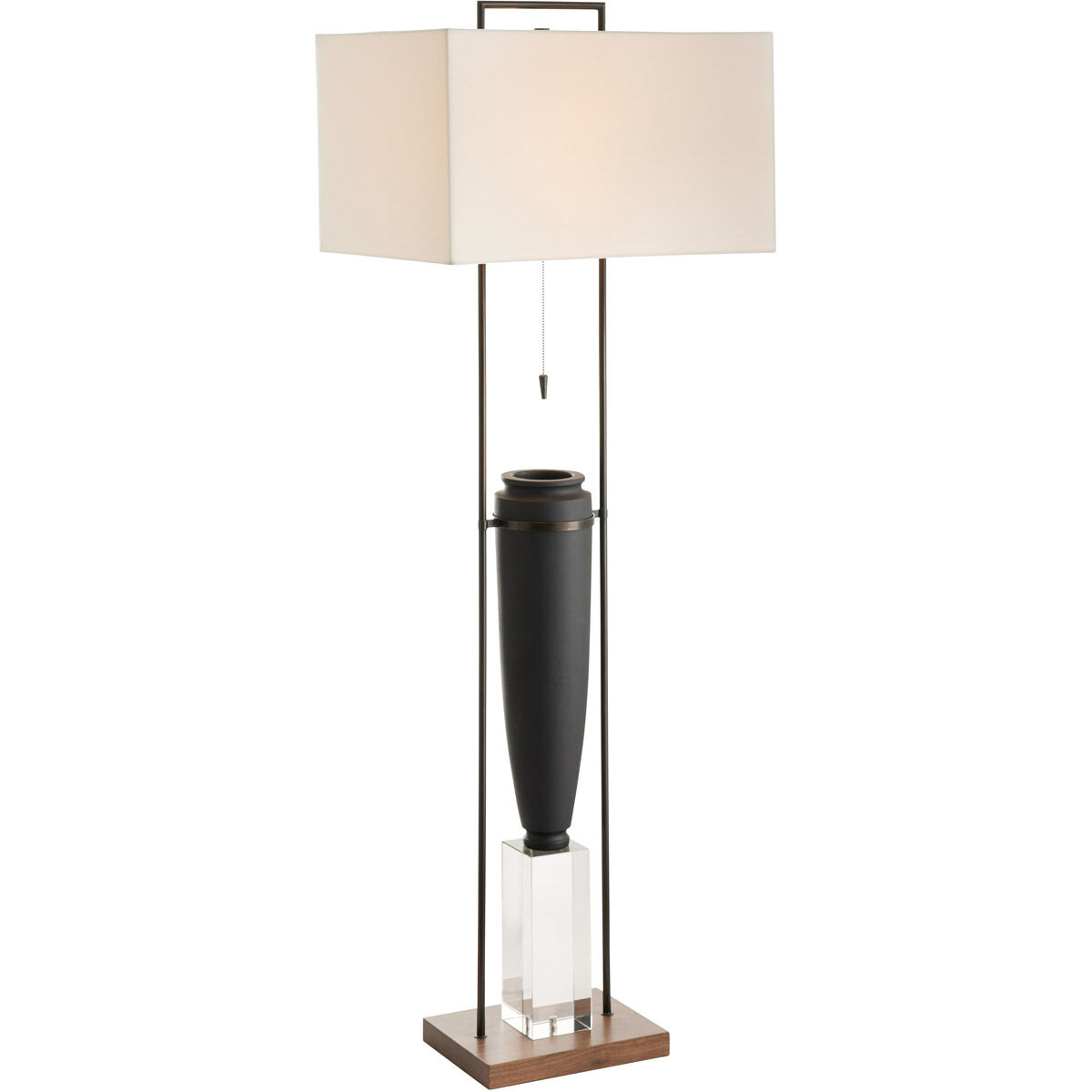 Foundry 68 inch 60.00 watt Charcoal Floor Lamp Portable Light