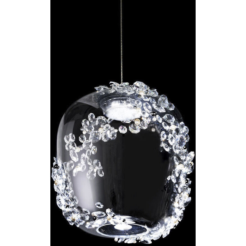 Forever Divine LED 12 inch Polished Chrome Pendant Ceiling Light