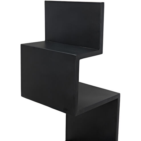Laszlo Matte Black Bookcase